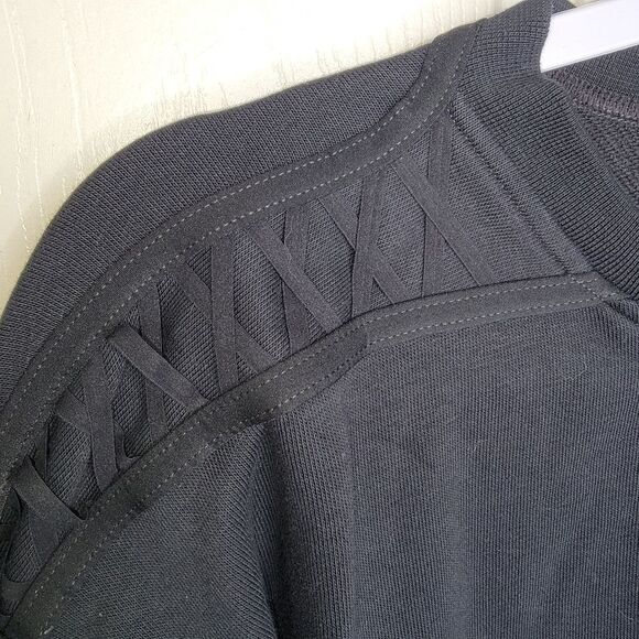 Nike Nwt black Therma Crew Cropped Sweatshirt size small - Picture 5 of 9